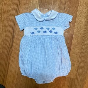 Smocked Baby bubble